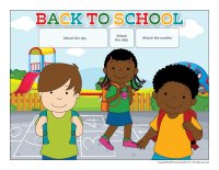 Perpetual calendar-Back to school 2026
