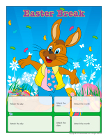 Perpetual calendar-Easter Break Perpetual calendar-Easter Break