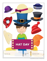 Perpetual calendar-Hat Day