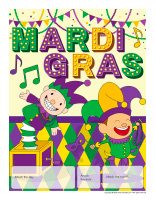 Perpetual calendar-Mardi Gras