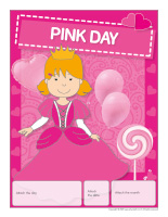 Perpetual calendar-Pink Day