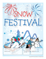 Perpetual calendar-Snow festival