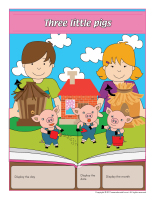 Perpetual calendar-Three little pigs