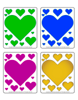 Picture game-Colourful hearts-1