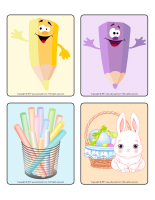 Picture game-Easter Pastel colors