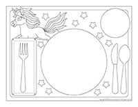 Placemats-Unicorns