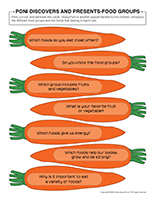 Poni discovers and presents-Food Groups