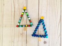 Popsicle Stick-Christmas Trees-5