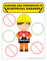 Poster-Dangers and prevention of electrical-hazards