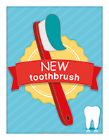 Poster-New toothbrush