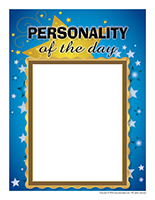 Poster-Personality of the day Poster-Personality of the day