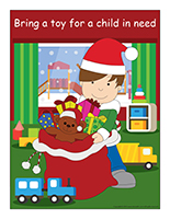 Poster-Toy drive-Christmas Sharing