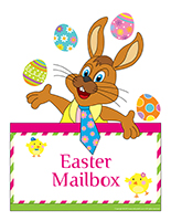 Poster mailbox-Easter