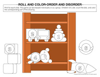 Roll and color-Order and disorder