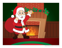 Scene-Christmas traditions-Santa Claus