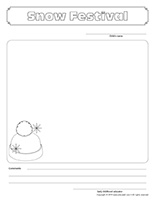 Scrapbook-Snow festival