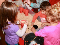 Sensory bin surprises used for arts & crafts-5