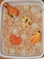 Sensory bin surprises used for arts & crafts-9