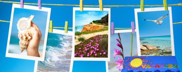 Summer vacation memories box