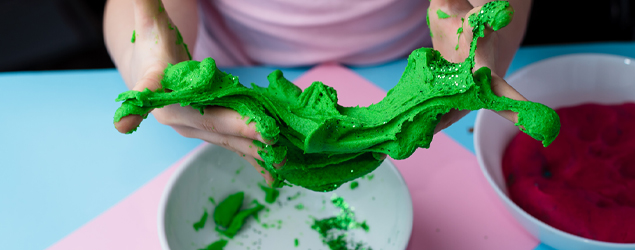 Minty modeling dough