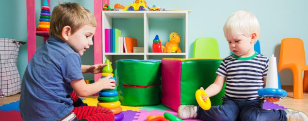 Manipulation bins that foster social skills