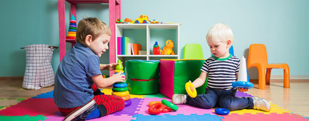 Manipulation bins that foster social skills