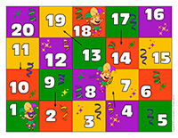 Snakes & ladders-Mardi Gras