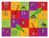Snakes and ladders-Spiders