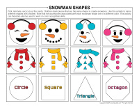 Snowman shapes
