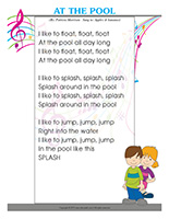 Songs & rhymes-At the pool