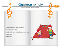 Songs & rhymes-Christmas in July