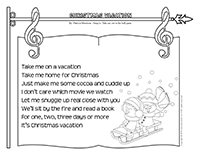 Songs & rhymes-Christmas vacation