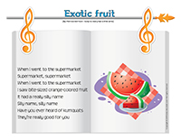 Songs & rhymes-Exotic fruit