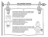 Songs & rhymes-Halloween parade