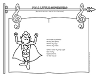 Songs & rhymes-I?m a little-superhero.