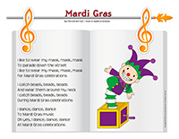 Songs & rhymes-Mardi Gras