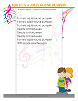 Songs & rhymes-Pumpkins