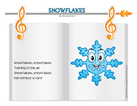 Songs & rhymes-Snowflakes