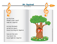 Songs & rhymes-Squirrels