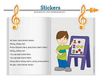 Songs & rhymes-Stickers