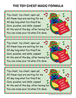 Songs & rhymes-The toy chest magic formula