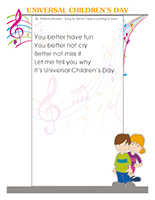 Songs & rhymes-Universal children's day