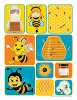 Stickers-Bees