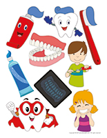 Stickers-Dental health
