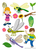 Stickers-Dragonflies