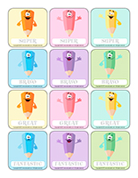 Stickers-Easter Pastel colors