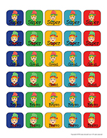 Stickers-Elves Stickers-Elves