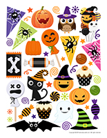 Stickers-Halloween-Decorations