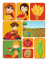 Stickers-Harvest time