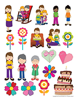 Stickers-Mother’s Day